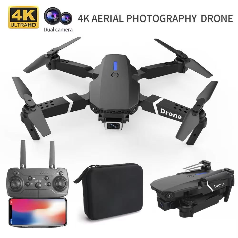 Drone Camera Wide Angle - Drone Profesional E88 Kamera HD Sudut