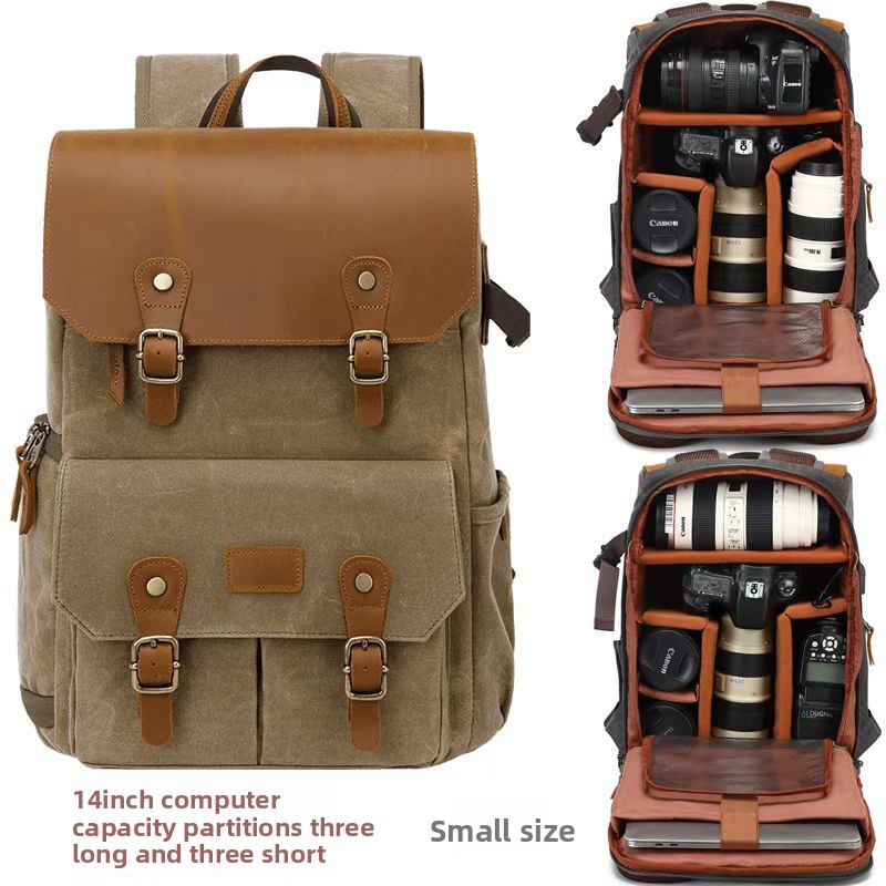 Drone Camera Waterproof - Tas selempang ganda untuk perjalanan santai,