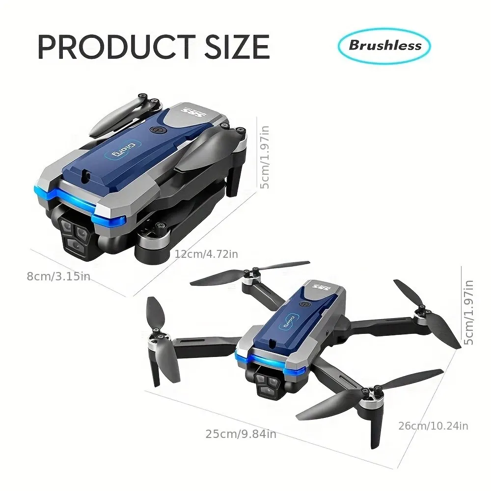 S8S Drone lipat 5G Wifi 8K HD, - Drone Camera Mount ulasan dan harga